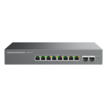 Switch L2 Lite Administrable de 10 Puertos / 8 Puertos Ethernet 2.5 Gigabits / 2 Puertos SFP+ 10 Gigabits / PoE+ 802.3af/at / VLAN 802.1Q / QoS / IGMP Snooping / Montaje en Escritorio o Pared