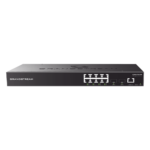 Switch PoE+ Gigabit Administrable / 8 puertos 10/100/1000 Mbps + 2 Puertos SFP Uplink / Hasta 120W / Compatible con GWN Cloud.