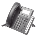 Teléfono IP SMB de 3 líneas con 3 teclas de función, 8 teclas de extensión BLF y conferencia de 4 vías, PoE