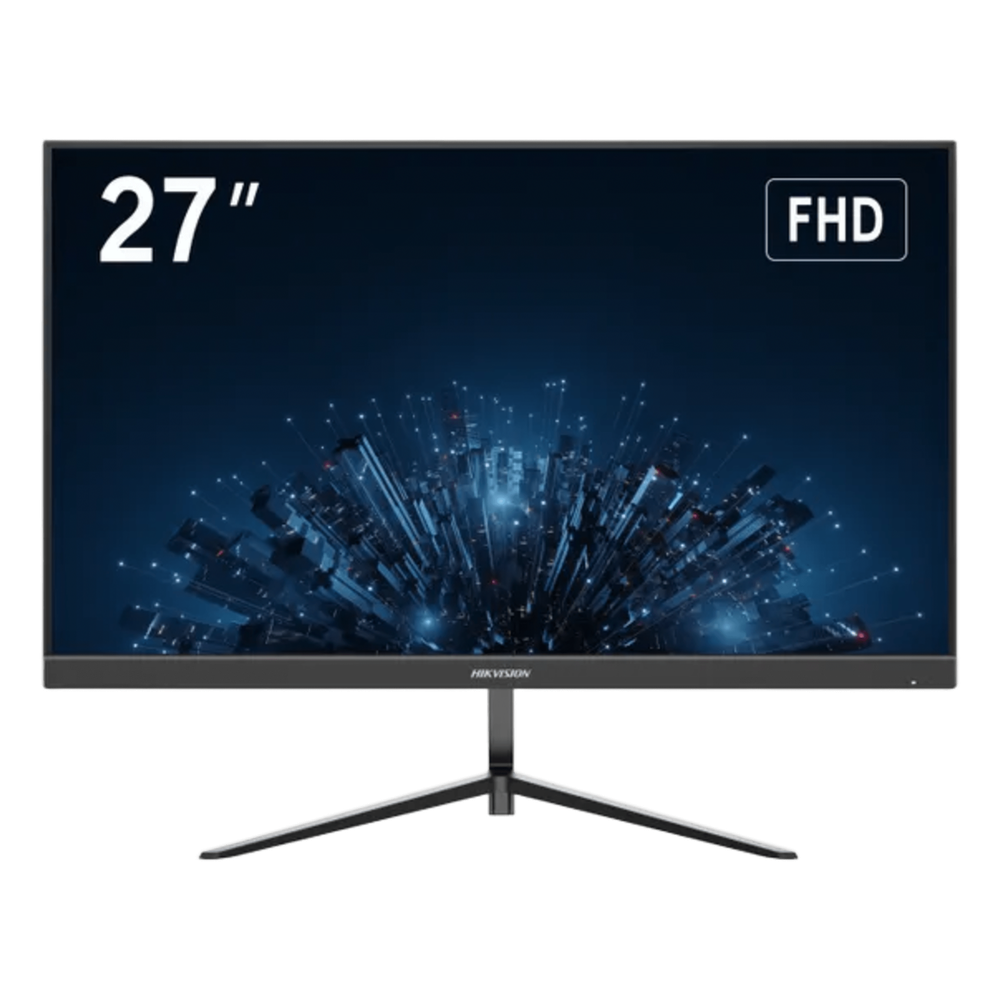 Monitor LED Full HD (1080p) de 27" / Bocinas Integradas / 100 Hz / Ideal para CCTV, Oficina y Hogar / Entrada HDMI-VGA / VESA (100 X 100) / Uso 24/7 / IPS / Ultra Delgado - Imagen 2