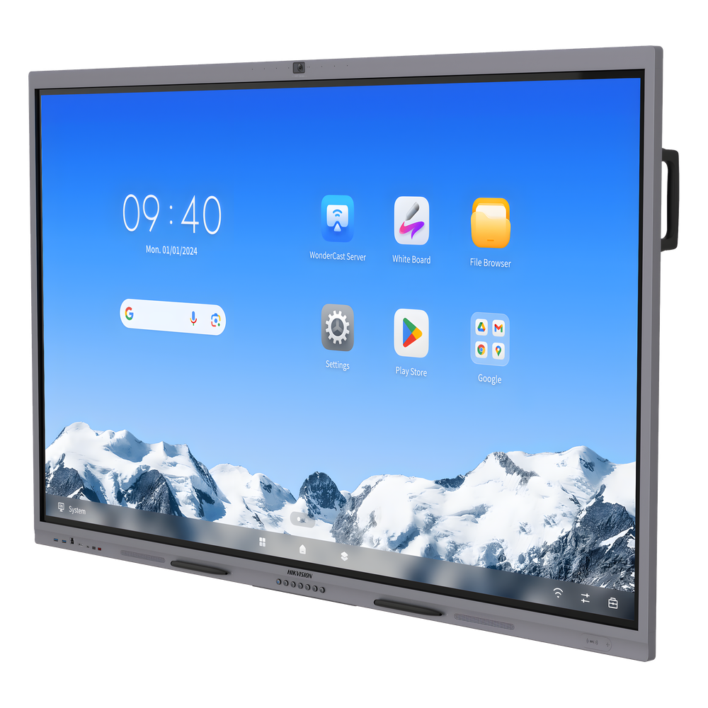 Pantalla Interactiva Touch de 86" Android 16 / Asistentes IA / Google Suite Preinstalado con Certificación EDLA / Cámara Web 8 MP / Resolución 4K / Bocinas Integradas / Entradas HDMI y VGA / Incluye 2 Lápices para Escribir - Imagen 2