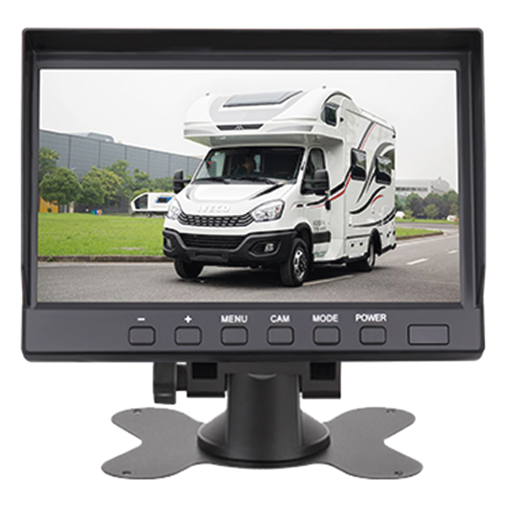 Sistema Profesional de Cámara de Reversa y Monitor Alámbrico para Vehículos de Trabajo y Montacargas - Imagen 2