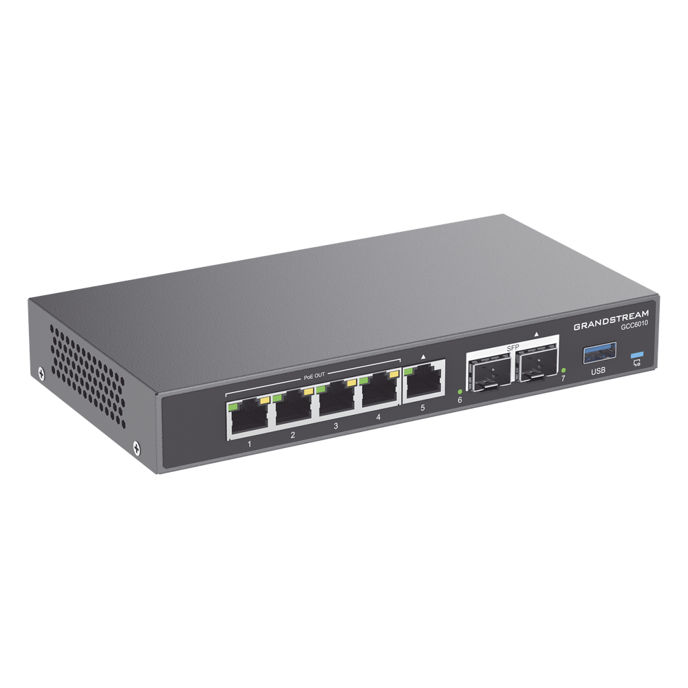 4 en 1: Firewall Nueva Generación, Router, IP PBX (24 usuarios / 8 llamadas), Switch Gigabit de 5 Puertos (4 PoE) y 2 Puertos SFP 2.5 Gigabit / Todos los puertos son configurables WAN/LAN, máximo 3 x WAN - Imagen 2