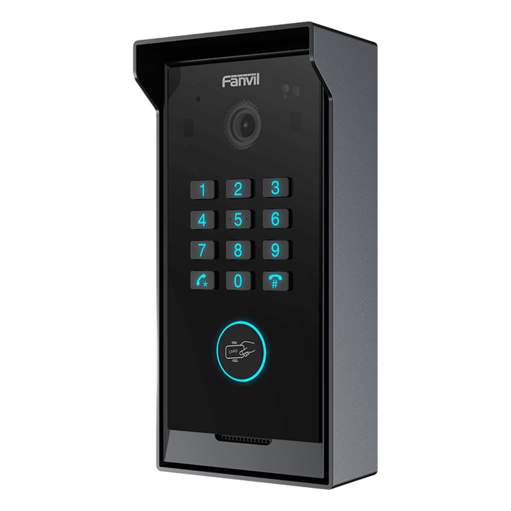 Videoportero Slim IP SIP con Cámara HD, IP IP65, Teclado Numérico y Relé, Apertura por BLE, Tarjeta, Remoto, Protocolo ONVIF, Compatible con App Fanvil Link - Imagen 2