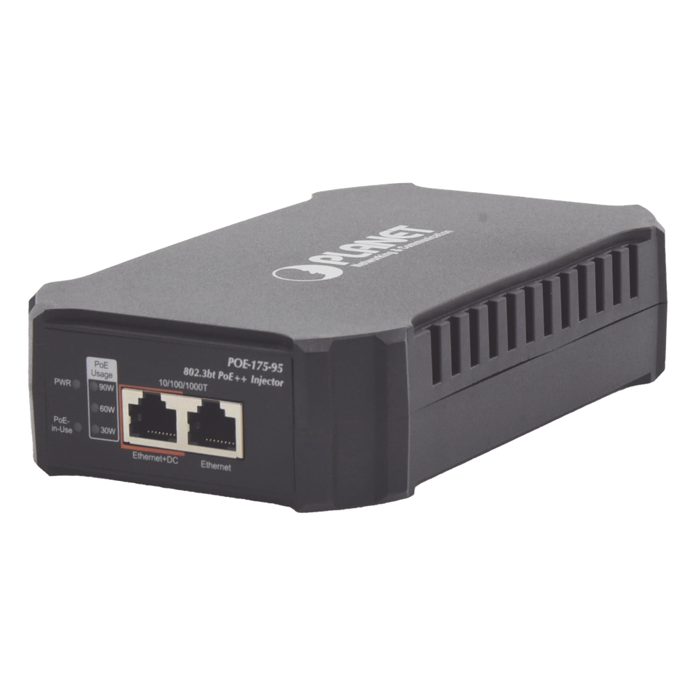 Inyector PoE 802.3bt 95 Watts Gigabit c/Fuente Interna - Imagen 2