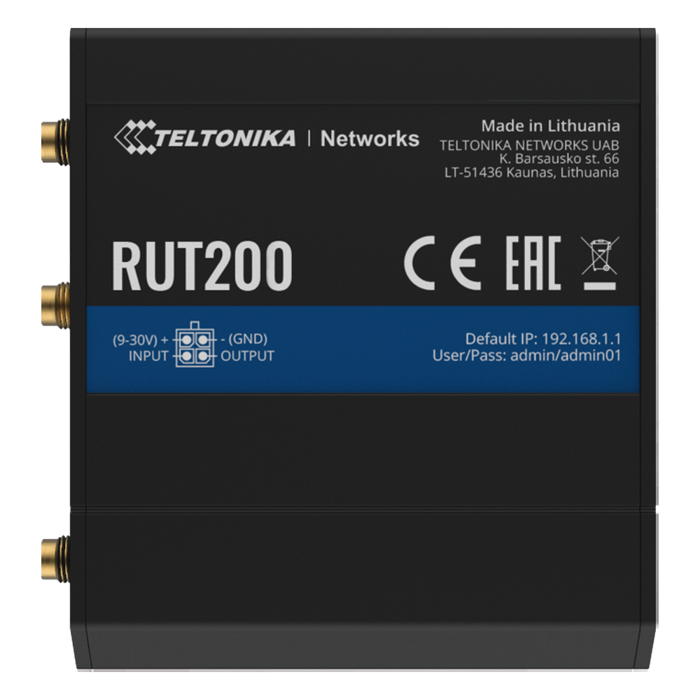 Router Industrial LTE 4G / 150 Mbps Cat 4 / 2 Puertos Ethernet / WiFi 2.4 GHz / Montaje DIN / -40°C a 75°C - Imagen 2