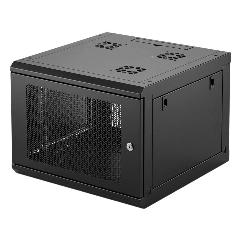 Gabinete Rack 19 Pulgadas / 04 Unidades / Ventilado / Montaje Pared / Acero Calibre 20 / Capacidad 100 kg / Dimensiones 636x606x283 mm (25x23.9x11.1 in) - Imagen 2