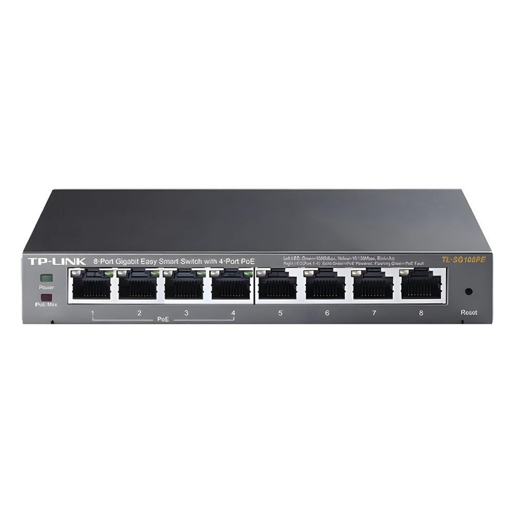 Easy Smart Switch PoE JetStream , 8 puertos 10/100/1000 Mbps 55 W - Imagen 2