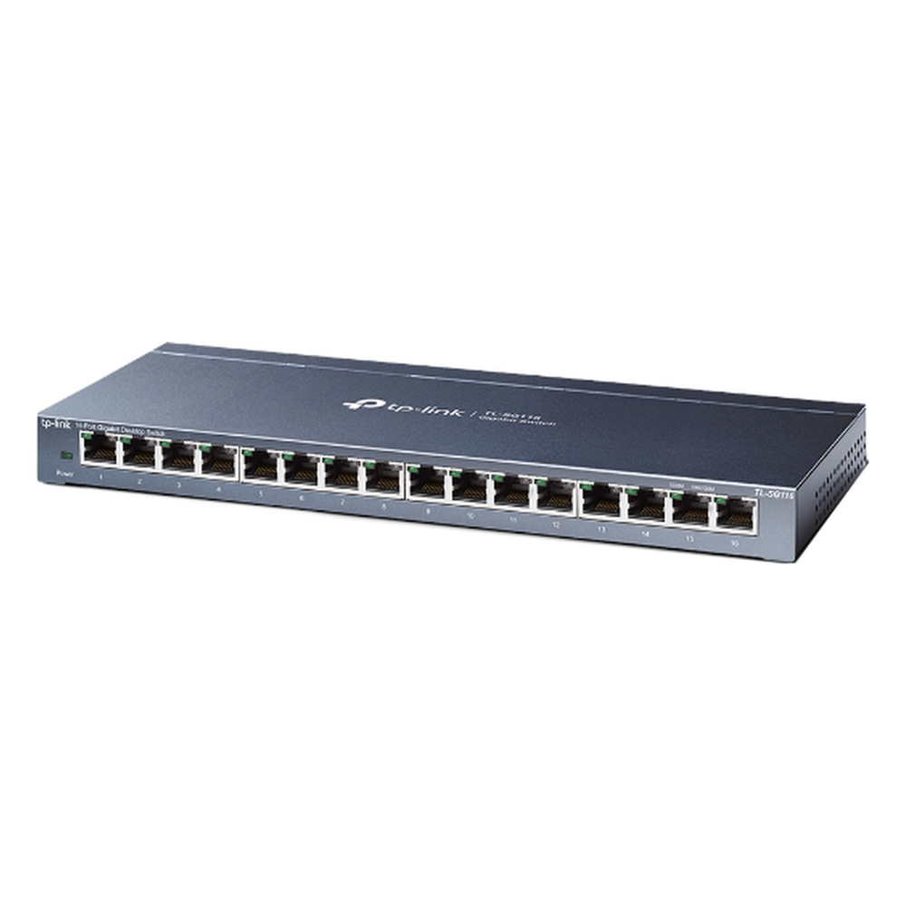 Switch Gigabit no administrable de 16 puertos 10/100/1000 Mbps para escritorio - Imagen 2