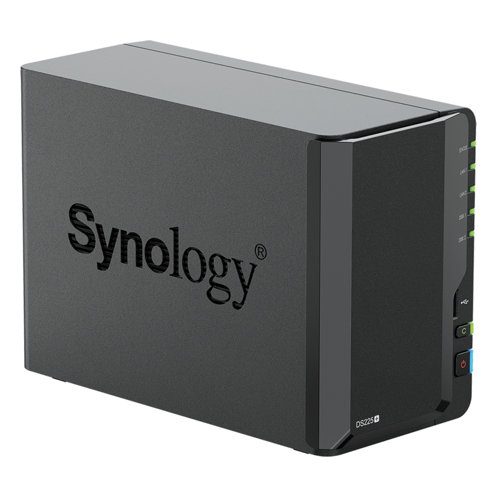 NAS DiskStation DS225+ | 2 Bahías | Intel Celeron J4125 | 2 GB DDR4 | Hasta 40 TB | Puertos 1GbE y 2.5GbE | USB 3.2 Gen 1 | Compatible con RAID | Synology DSM. - Imagen 3