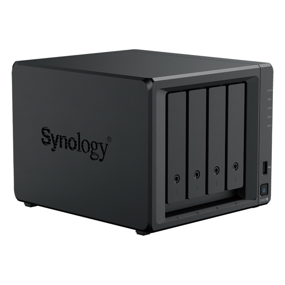 NAS DiskStation DS925+ | 4 Bahías | Expandible a 9 Bahías | 2 Puertos 2.5GbE | 2 Ranuras M.2 NVMe | AMD Ryzen V1500B | 4 GB DDR4 ECC | Hasta 565 MB/s Escritura Secuencial | Compatible con RAID | Synology DSM. - Imagen 3