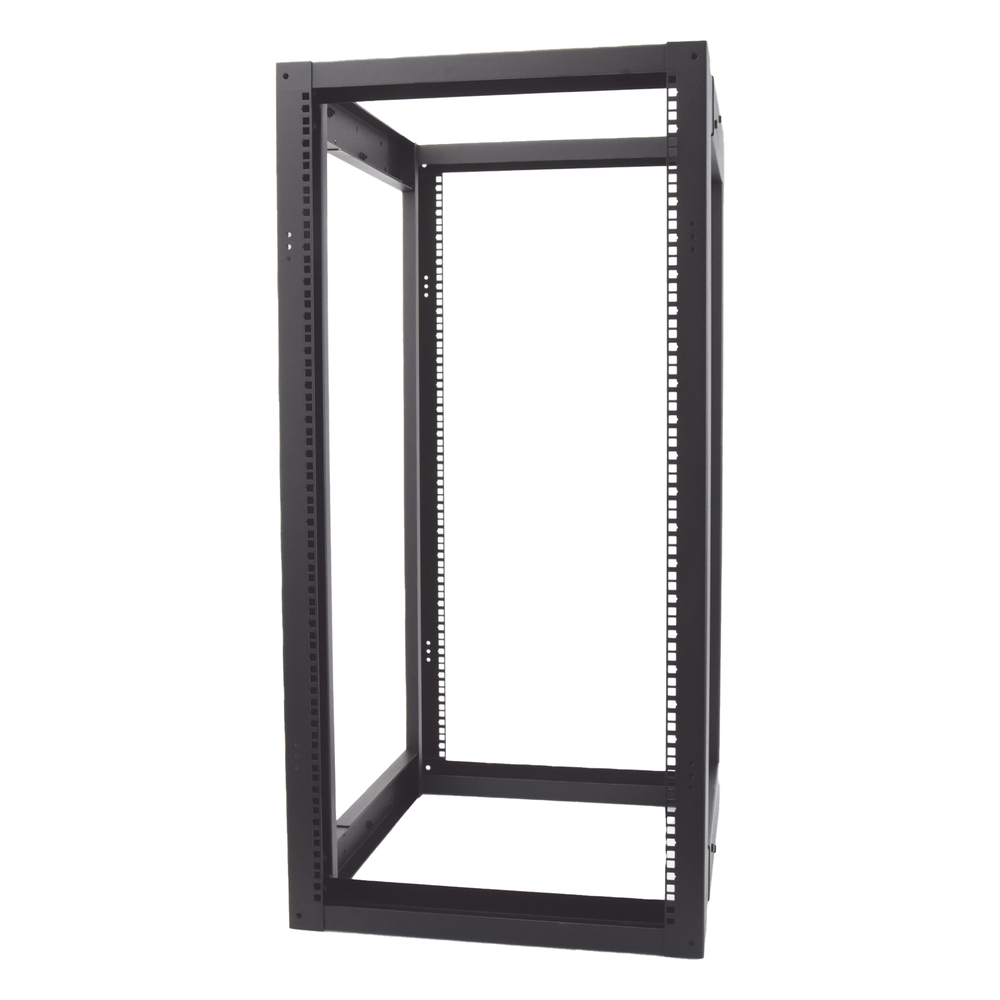 Rack Estándar 19" de 4 Postes, Acero, 24 Unidades, Profundidad Ajustable. - Imagen 3
