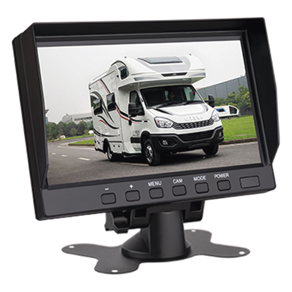 Sistema Profesional de Cámara de Reversa y Monitor Alámbrico para Vehículos de Trabajo y Montacargas - Imagen 3