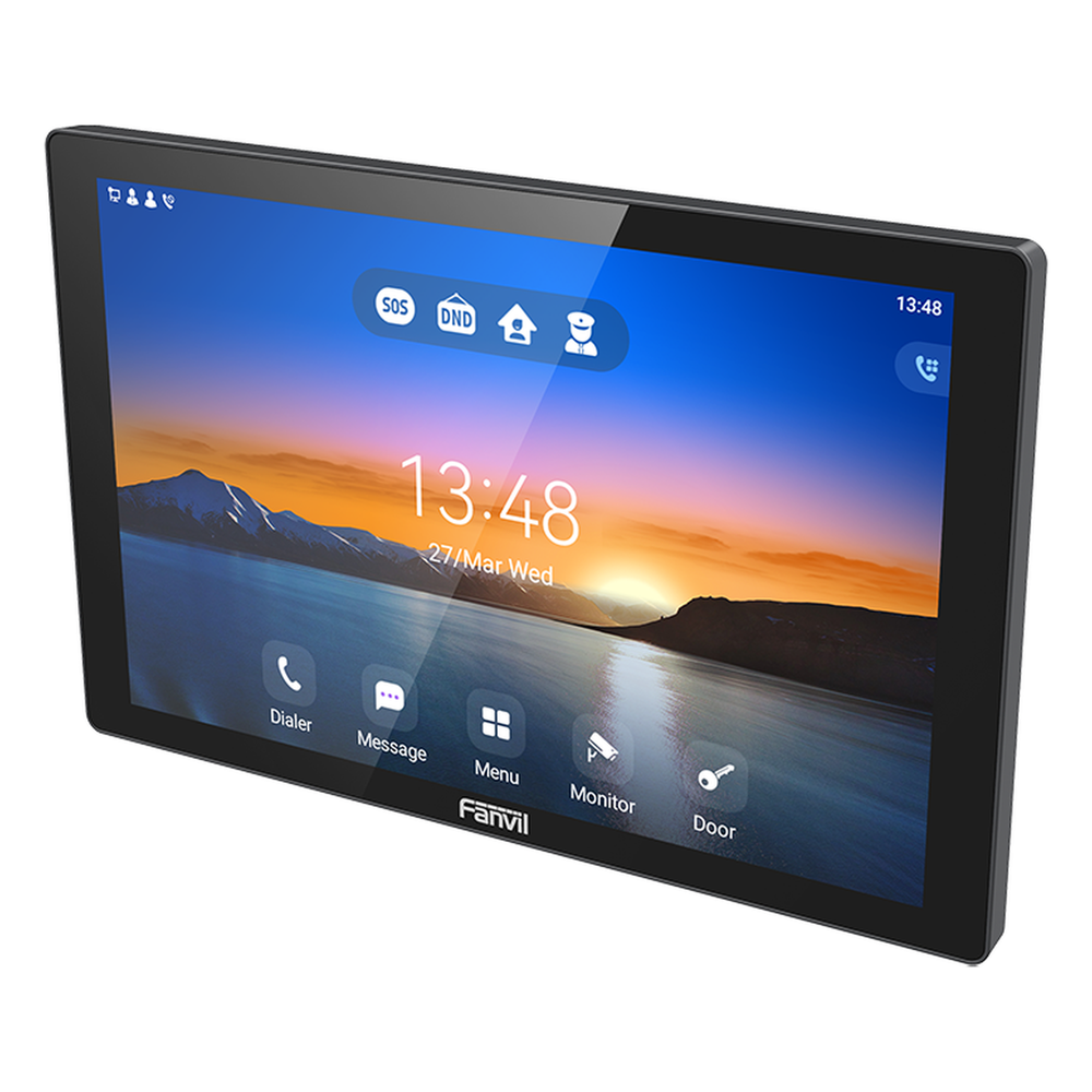 Monitor Audio/Video IP/SIP para interior, Wi-Fi, pantalla táctil de 10.1", Apertura remota - Imagen 2
