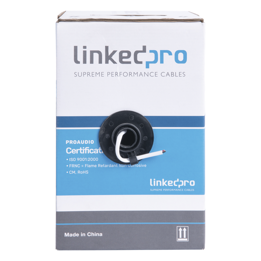 Bobina de 152 m (500 ft) / Cable para Bocina 2x18 AWG / Blanco - Imagen 3