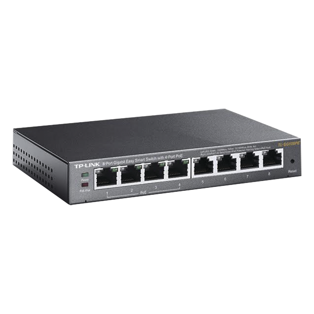 Easy Smart Switch PoE JetStream , 8 puertos 10/100/1000 Mbps 55 W - Imagen 3