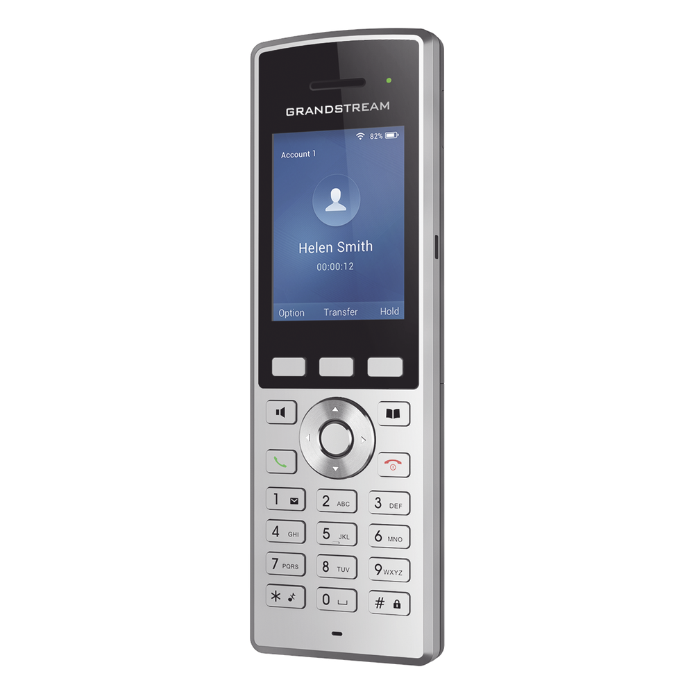 Teléfono WiFi portátil empresarial con 2 lineas y cuentas SIP, Bluetooth y botón Push-to-talk - Imagen 2