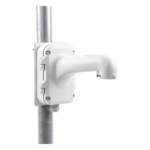 Montaje de Poste para Domos Hikvision / Color Blanco / Uso en Exterior - Imagen 3