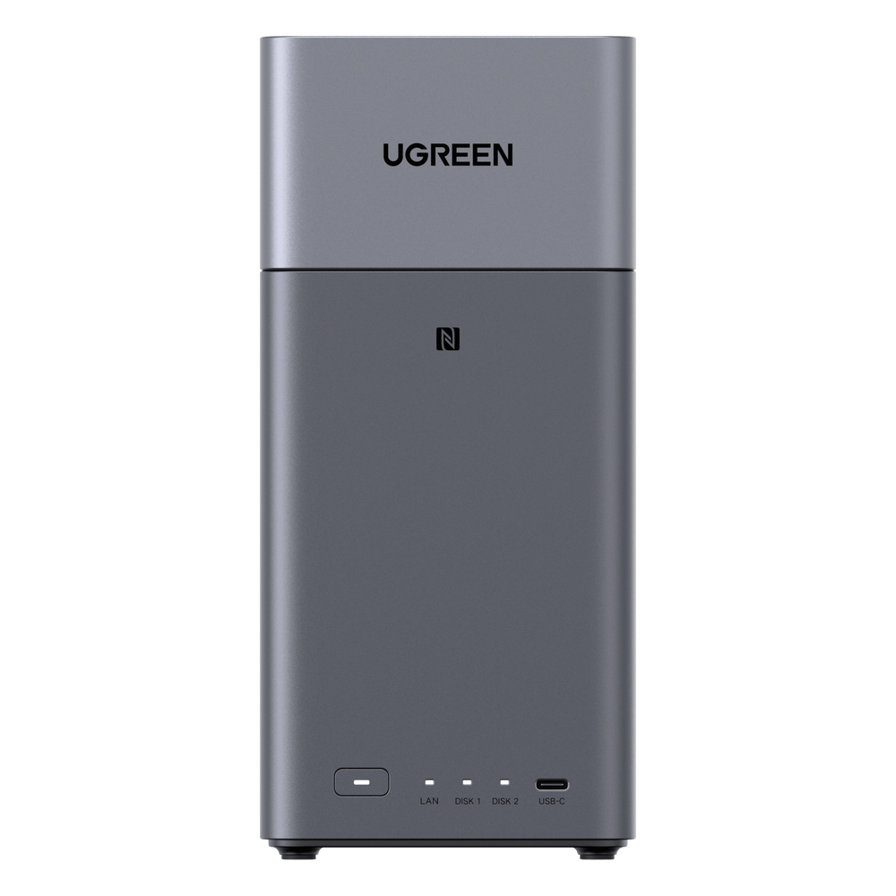 NAS UGREEN NASync DH2300 / Procesador RK3576 / 4GB / 32GB eMMC / 2 Bahías SATA / JBOD-Basic-RAID 0-RAID 1 / Puerto HDMI 4K / 1 GbE / USB 3.2 Gen 1 Type-C / Detección NFC - Imagen 3