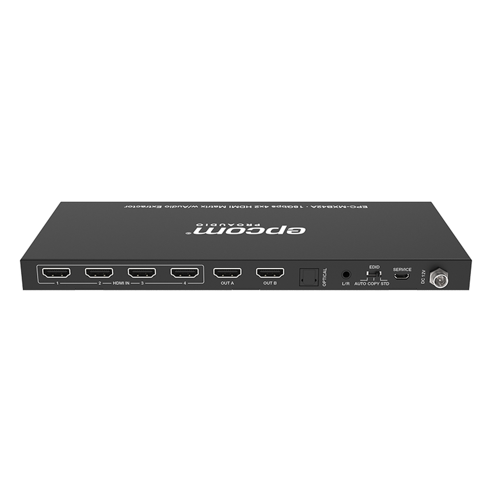 Matricial HDMI | 4x2 | 4K2K@60Hz | HDR | YCbCr 4:4:4 | EDID Auto | Extractor de Audio | Salida de audio análoga y digitalizados | HDCP 2.2 | 18 Gbps - Imagen 3