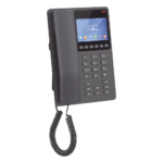 Teléfono IP WiFi Hotelero con pantalla LCD a color, 2 líneas SIP con 2 cuentas, codec Opus, IPV4/IPV6, color negro, con gestión en la nube GDMS - Imagen 4