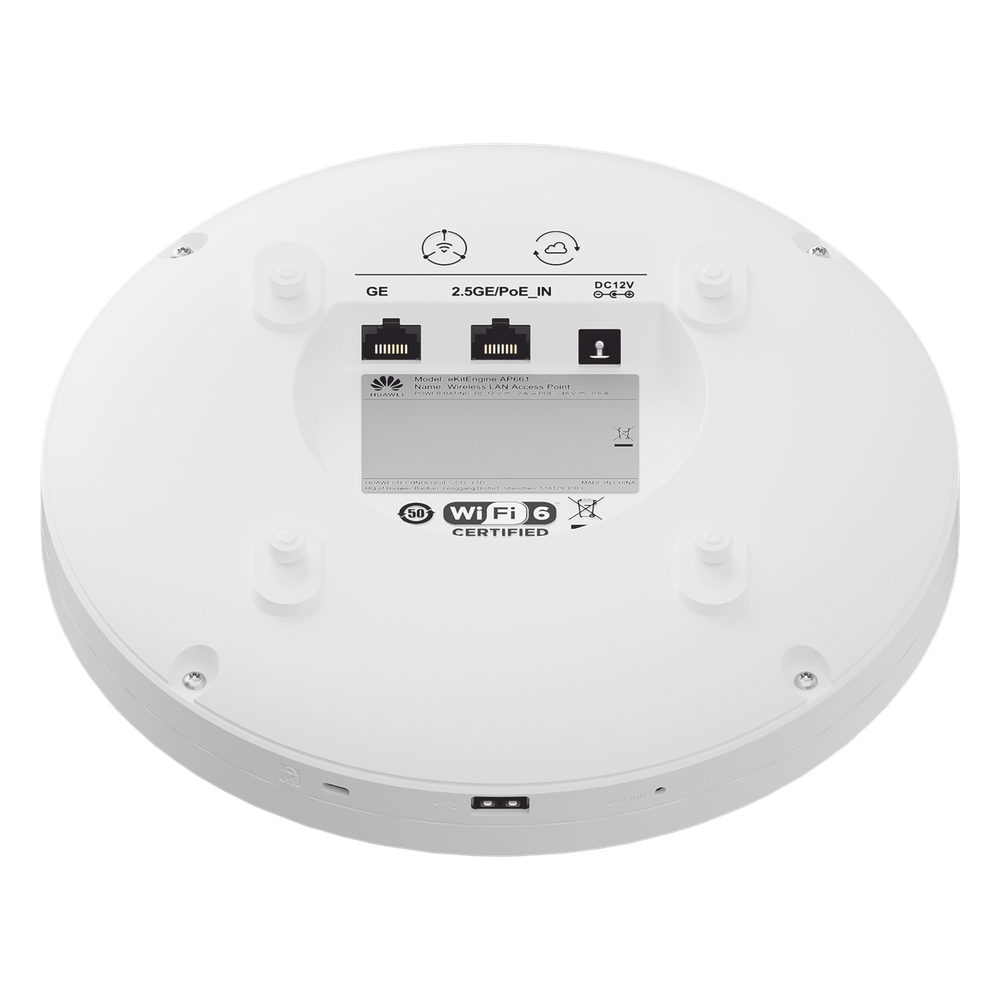 Punto de Aceso eKit Wi-Fi 6 de Alta Densidad / Hasta 1,536 Clientes / 6.5 Gbps / MU-MIMO / Triple Radio / 1 RJ45 2.5 Gbps + 1 RJ45 1 Gbps / Puerto USB / BLE / Antenna 20% más cobertura / Libre de licenciamiento - Imagen 4