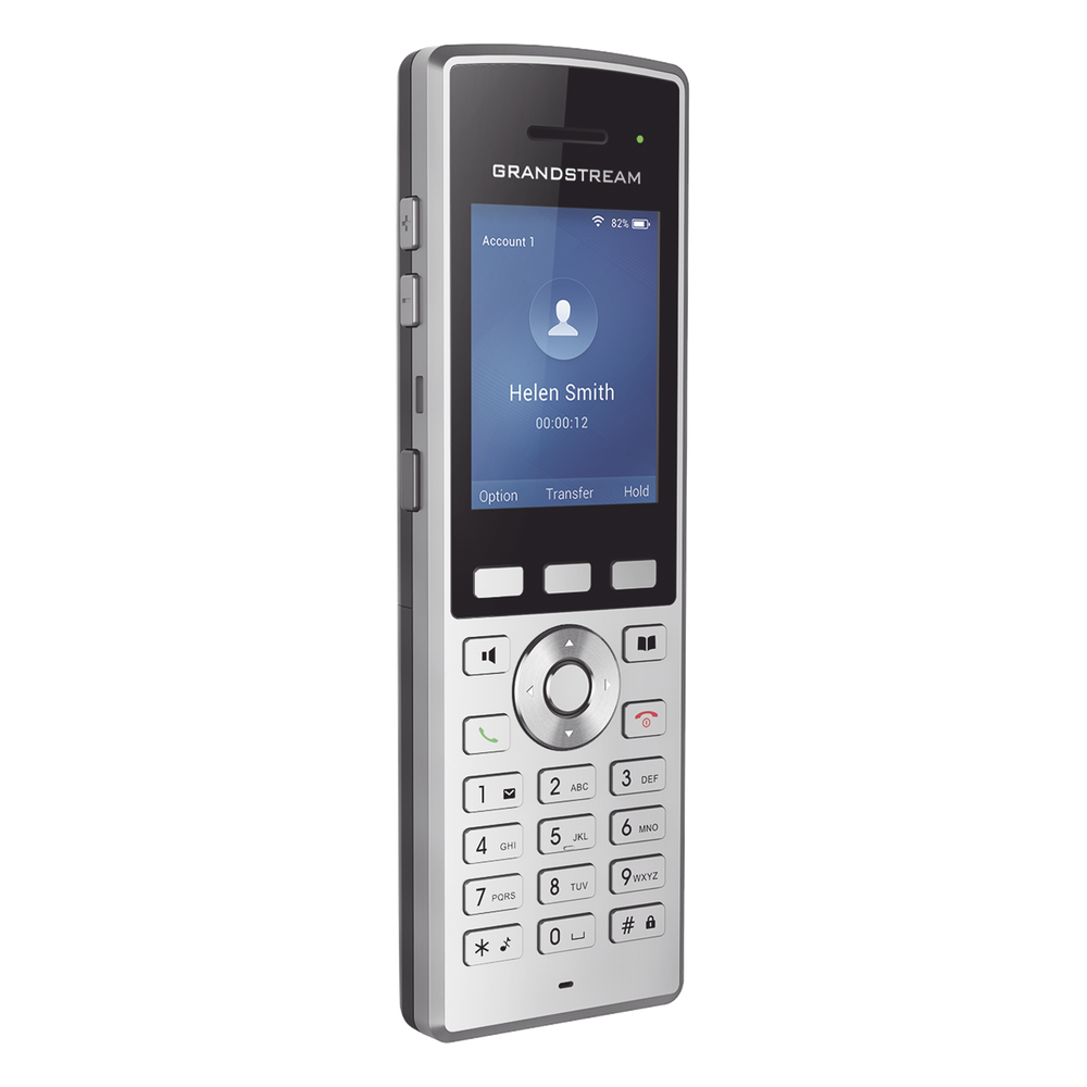 Teléfono WiFi portátil empresarial con 2 lineas y cuentas SIP, Bluetooth y botón Push-to-talk - Imagen 3