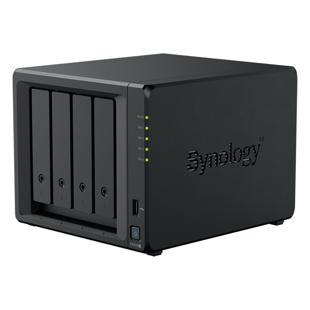 NAS DiskStation DS425+ | 4 Bahías | Intel Celeron J4125 2.7 GHz | 2 GB DDR4 / 2.5GbE + 1GbE | 2 Puertos USB 3.2 Gen 1 | 2 Ranuras M.2 NVMe | Hasta 80 TB | Synology DSM. - Imagen 4