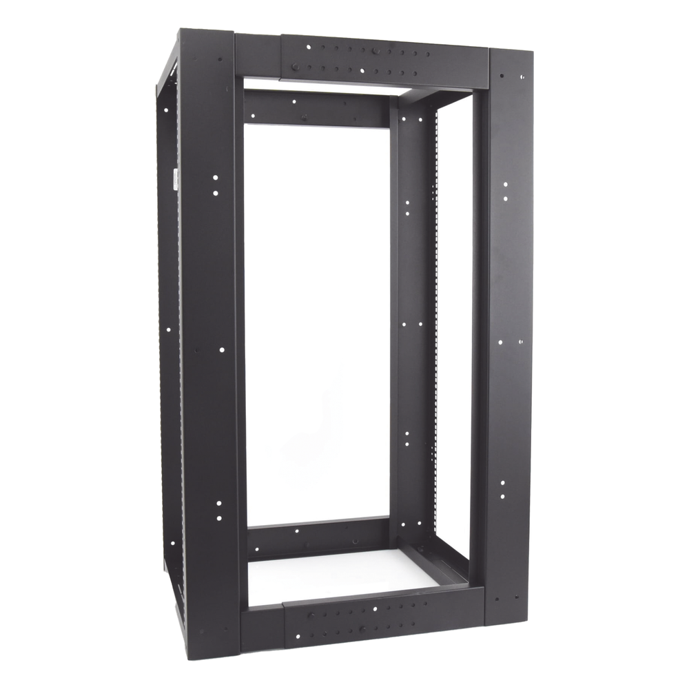 Rack Estándar 19" de 4 Postes, Acero, 24 Unidades, Profundidad Ajustable. - Imagen 4