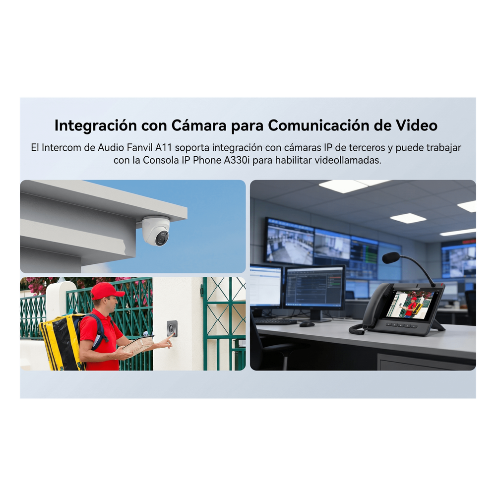 Intercom IP de Audio para Exterior / Altavoz 5W y Doble Micrófono con Reducción de Ruido / Panel Acero Inoxidable y Cuerpo Aluminio / IP66 e IK10 / PoE+ / 2 Líneas SIP - Imagen 14
