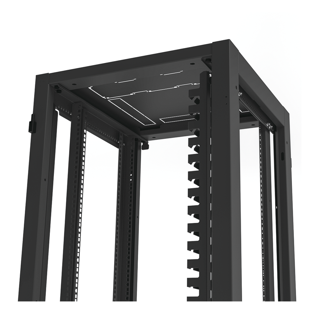 Gabinete para Telecomunicaciones Rack Estándar de 19", 42UR, 600 mm Ancho x 600 mm Profundidad. Fabricado en Acero, Se envía el Gabinete Armado. - Imagen 12