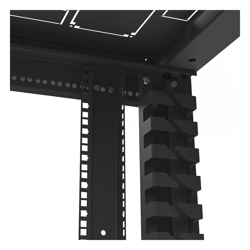Gabinete para Telecomunicaciones Rack Estándar de 19", 42UR, 600 mm Ancho x 600 mm Profundidad. Fabricado en Acero, Se envía el Gabinete Armado. - Imagen 14