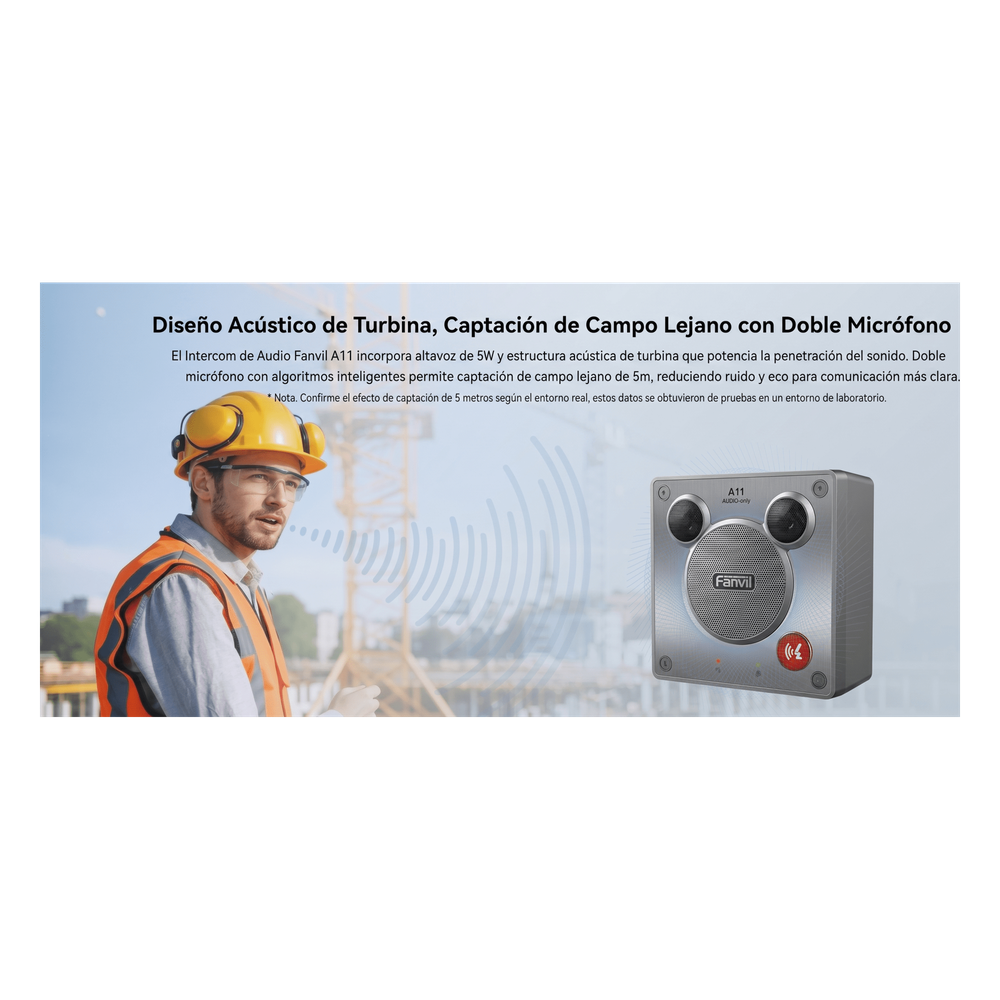 Intercom IP de Audio para Exterior / Altavoz 5W y Doble Micrófono con Reducción de Ruido / Panel Acero Inoxidable y Cuerpo Aluminio / IP66 e IK10 / PoE+ / 2 Líneas SIP - Imagen 23