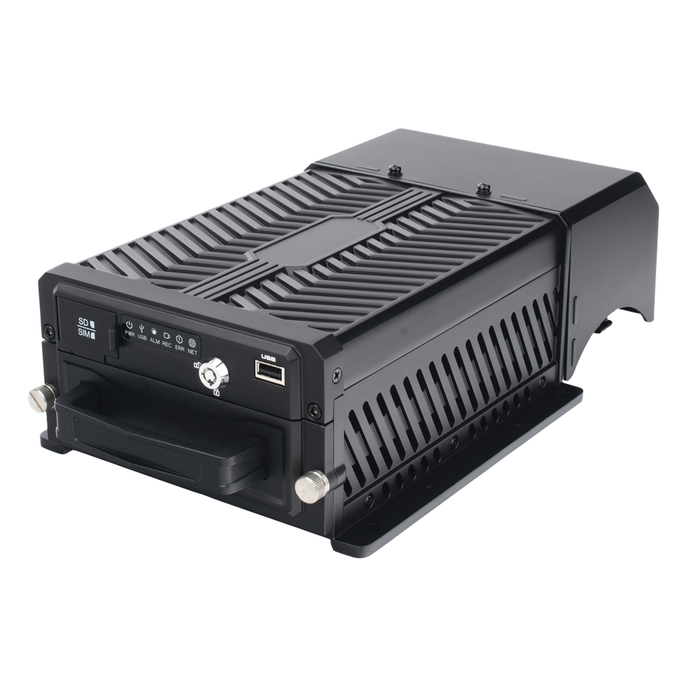 DVR Móvil / Multiplataforma / 4 Canales AHD 2 Megapixel + 4 canales IP / Almacenamiento en HDD / H.265 / Soporta 4G / WiFi / GPS - Imagen 2