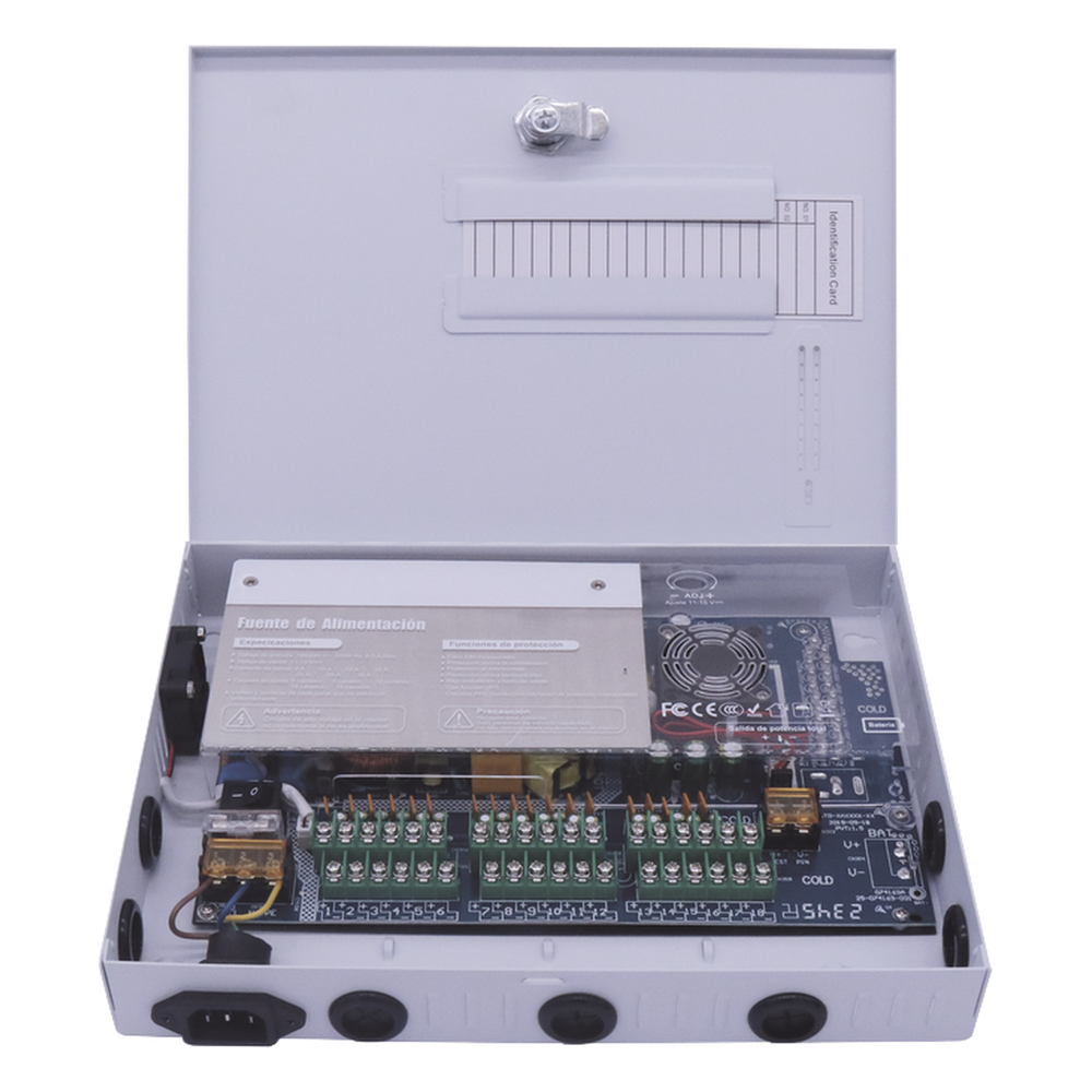 Fuente PREMIUM / 11-15 V / 18 canales / 30 A / Alta tecnología en seguridad / Doble ventilador / Hasta 1.85 Amperes por Salida / Filtro de Ruido por canal / Diseño de alta gama. - Imagen 5