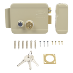 Cerradura Eléctrica / Incluye Llave / Derecha/ Con Botón integrado /Exterior - Imagen 3