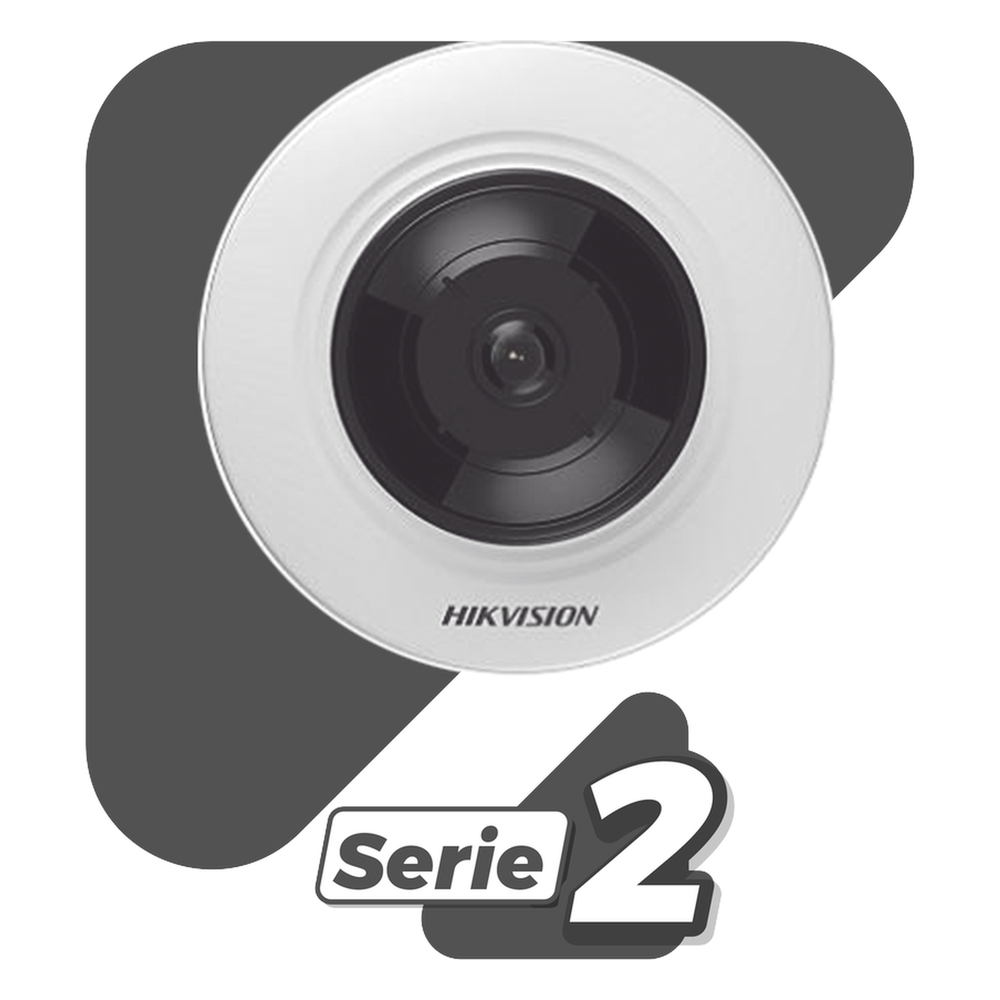 Mini Fisheye IP 5 Megapixel / Panorámica 180° - 360° / Microfono Integrado / 8 mts IR / Uso en Interior / PoE / Múltiples Vistas por iVMS-4200 / Alarmas I/O / Micro SD - Imagen 5