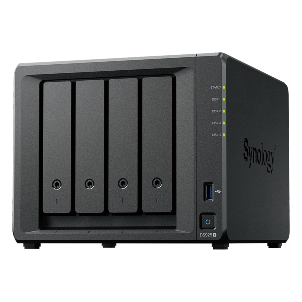 NAS DiskStation DS925+ | 4 Bahías | Expandible a 9 Bahías | 2 Puertos 2.5GbE | 2 Ranuras M.2 NVMe | AMD Ryzen V1500B | 4 GB DDR4 ECC | Hasta 565 MB/s Escritura Secuencial | Compatible con RAID | Synology DSM. - Imagen 5
