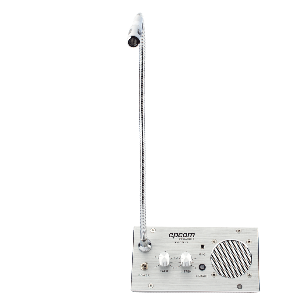 Sistema de Intercomunicación | Ideal para Ventanillas | Audio de voz de dos vías | 12V/1A 2W | Micrófono Interior + Micrófono Exterior - Imagen 2