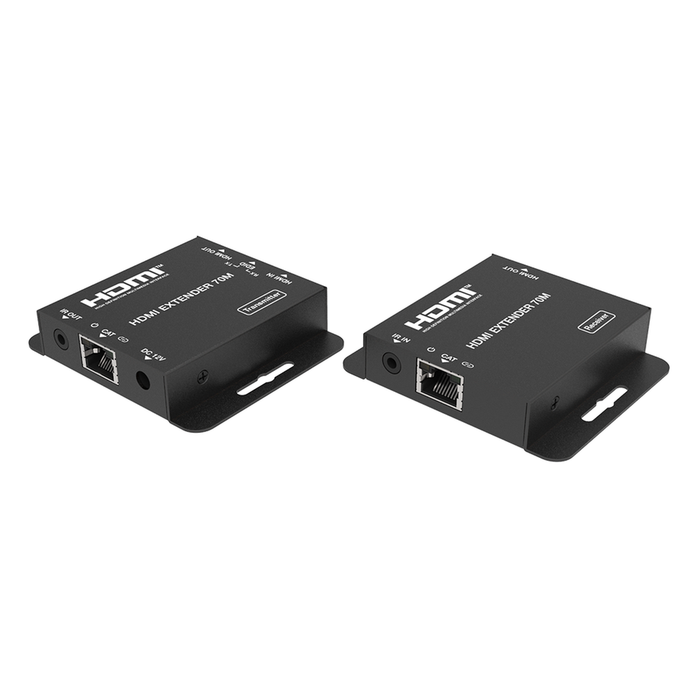 Kit Extensor HDMI | 4K2K@40m | 1080p@70m | Cat5e/Cat6 | Soporte PoC | HDMI Loop | Transmisión IR - Imagen 2