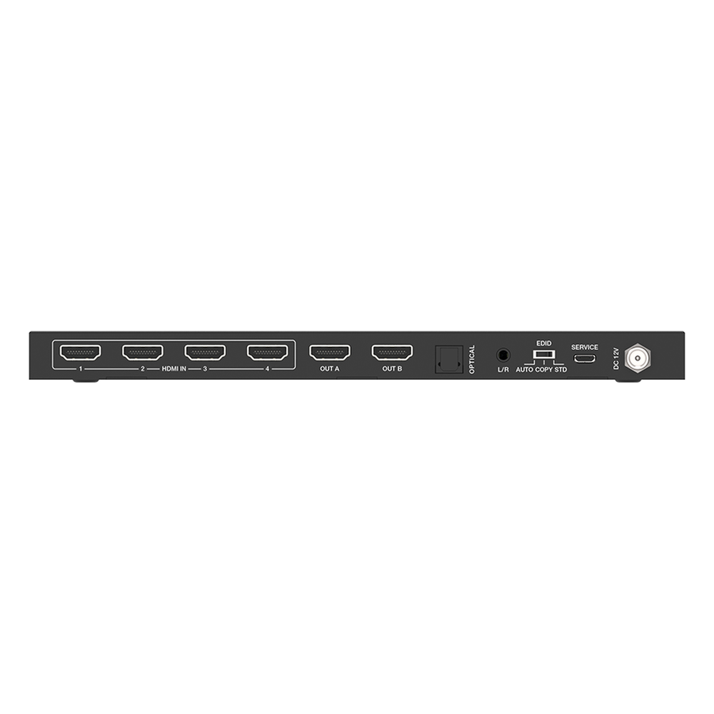 Matricial HDMI | 4x2 | 4K2K@60Hz | HDR | YCbCr 4:4:4 | EDID Auto | Extractor de Audio | Salida de audio análoga y digitalizados | HDCP 2.2 | 18 Gbps - Imagen 4
