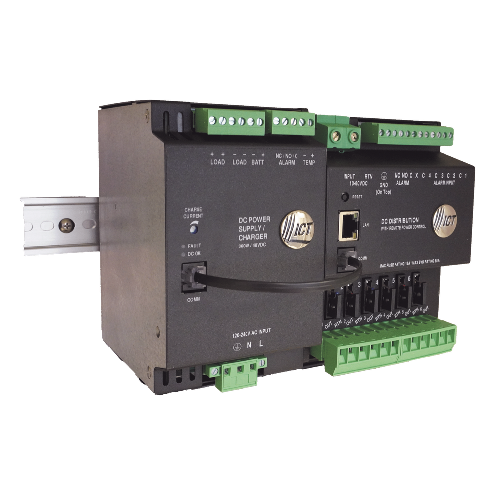 Fuente de Poder Industrial de 480W, salida 48 Vcc, para montaje en riel Din - Imagen 2