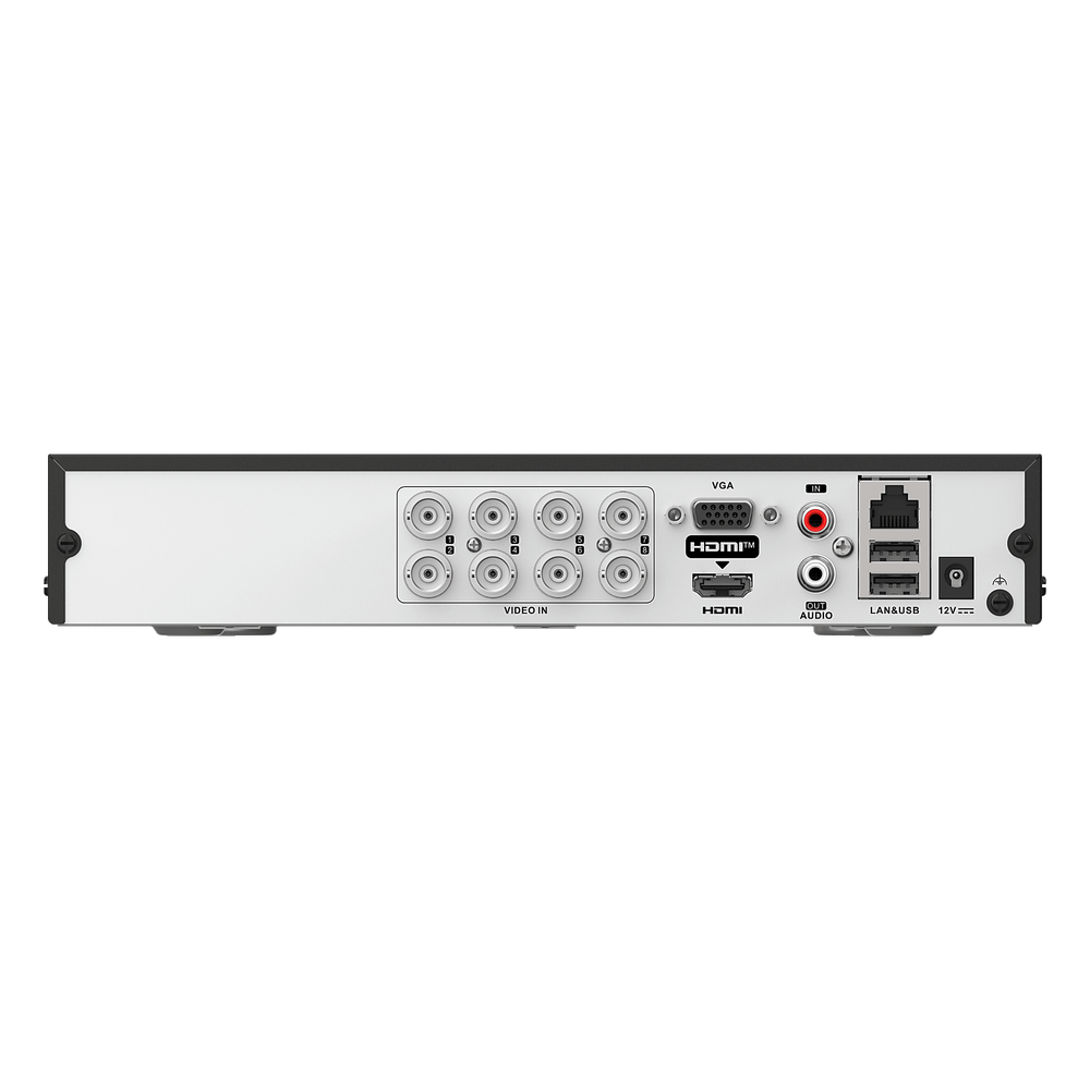 DVR 8 Canales TURBOHD + 4 Canales IP / 5 Megapixel Lite - 3K Lite / Audio Bidireccional /ACUSENSE (Evista falsas alarmas) / 1 Bahía de Disco Duro / Salida de Video en Full HD - Imagen 4