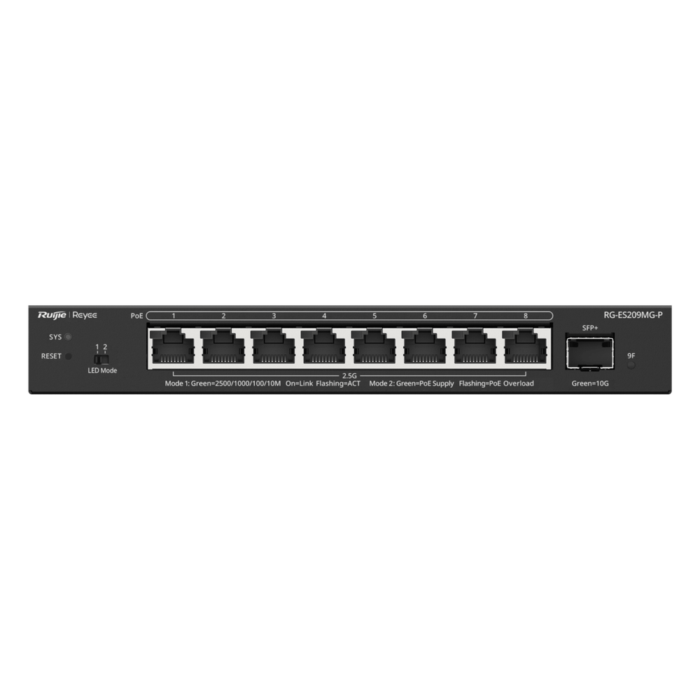 Switch Administrable Capa 2 con PoE+ Multi-Gigabit, 8 puertos 2.5Gb y 1 SFP+ 10G, hasta 130w - Imagen 2