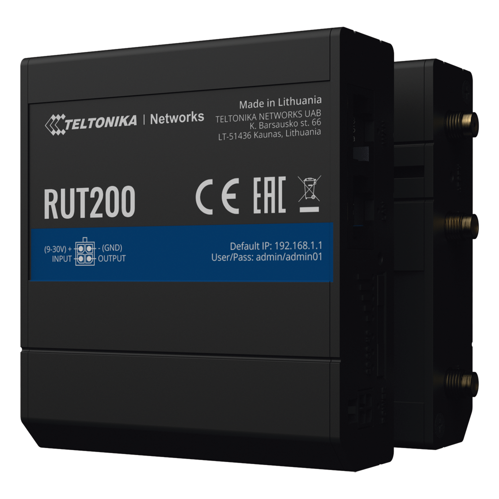 Router Industrial LTE 4G / 150 Mbps Cat 4 / 2 Puertos Ethernet / WiFi 2.4 GHz / Montaje DIN / -40°C a 75°C - Imagen 4