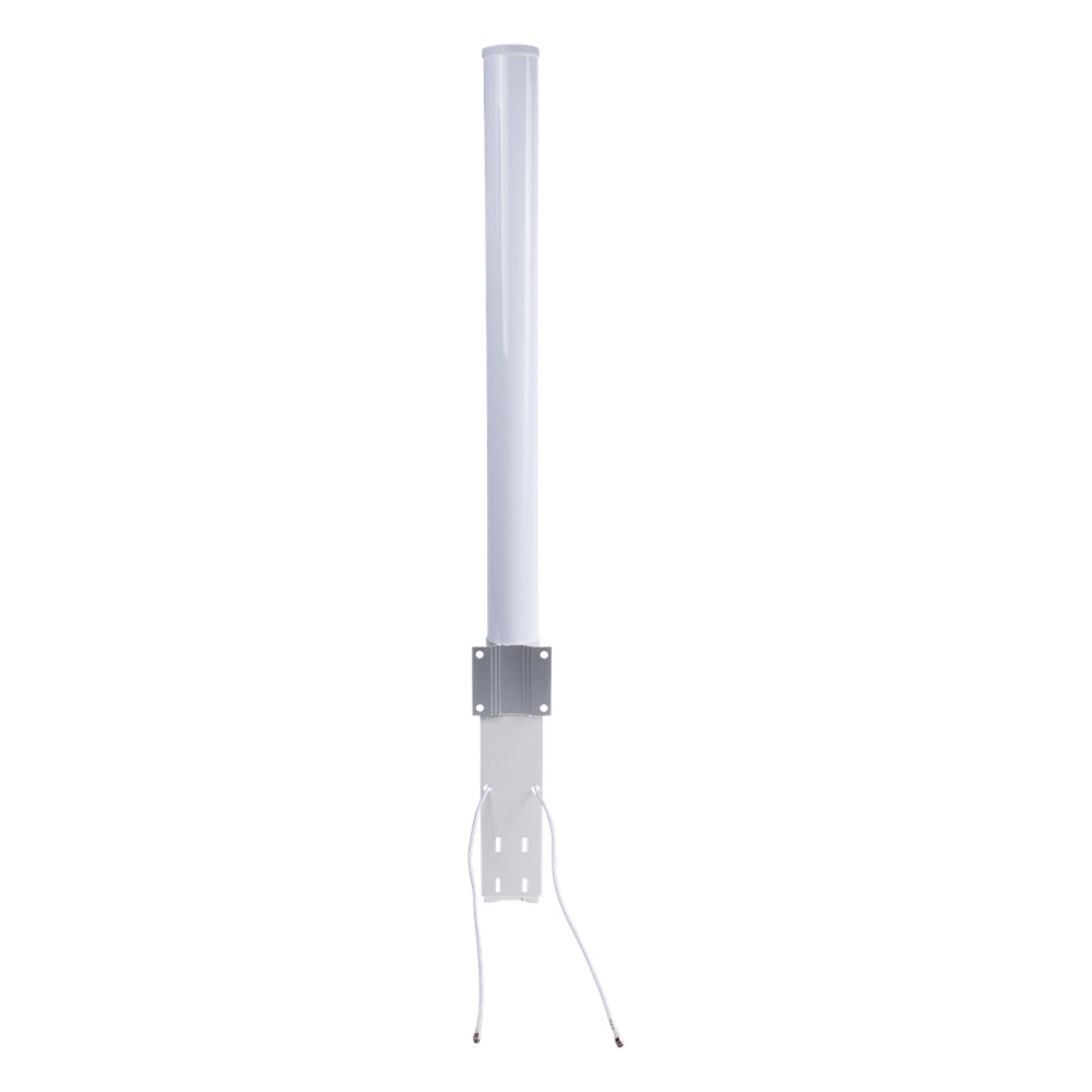 Antena Omnidireccional en 2.4 GHz, Rango de Frecuencias (2.3 - 2.5 GHz), Ganancia de 10 dBi, Doble Polaridad MIMO 2x2, Incluye Jumpers - Imagen 2