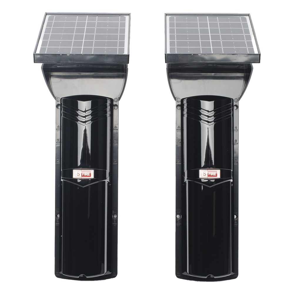 Detector Fotoeléctrico Solar de 3 Rayos / 100 m Exterior / 4 Frecuencias / Batería de Litio 4,000 mAh / Sincronización Digital - Imagen 2