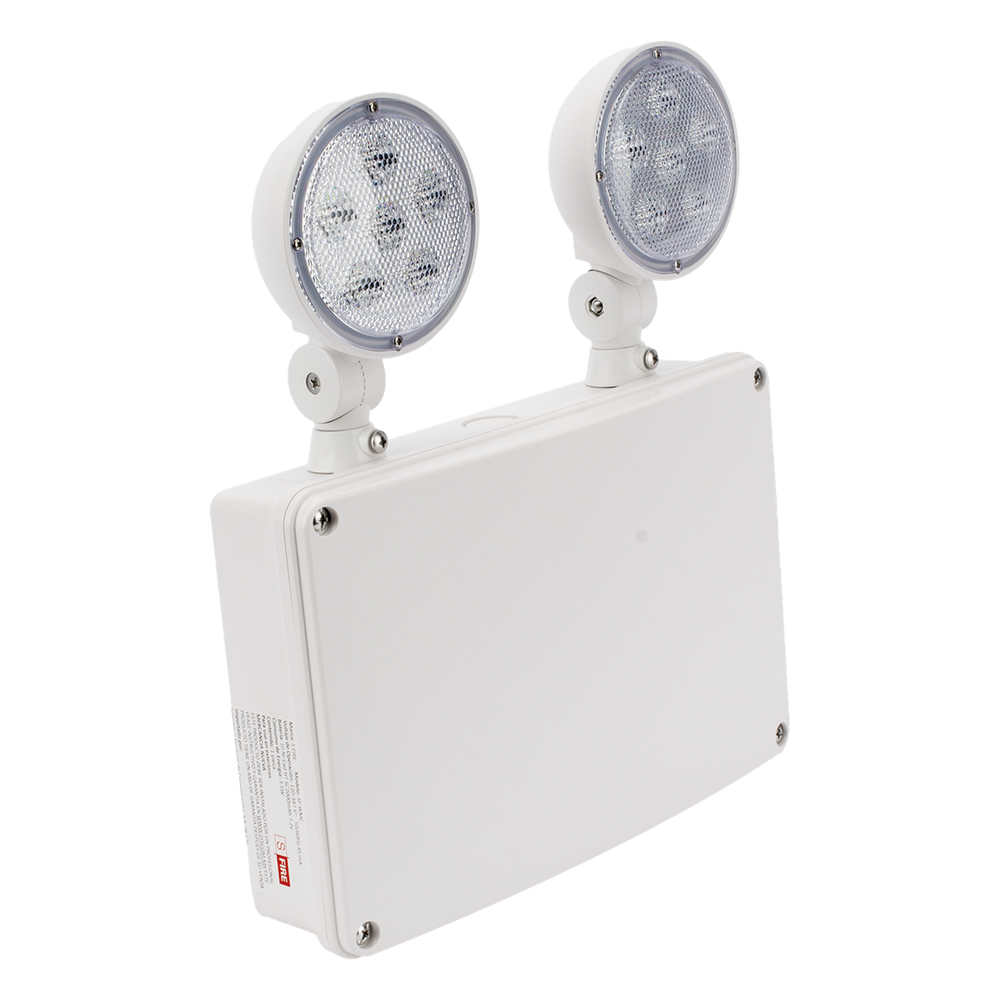 SFWMC / Luz de Emergencia LED / Montaje Universal Pared-Techo-Lateral / 600 lm / 3W / 120-277 VAC / Batería de Respaldo 6V 4.5Ah - Imagen 2