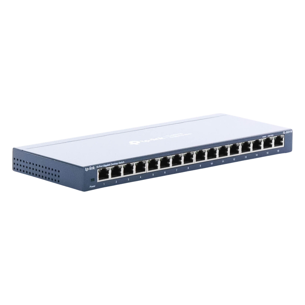 Switch Gigabit no administrable de 16 puertos 10/100/1000 Mbps para escritorio - Imagen 4