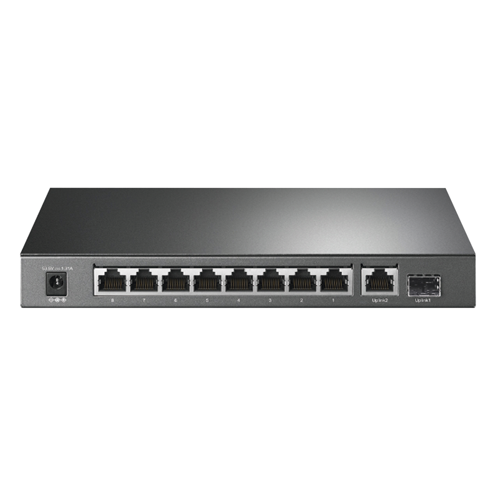 Switch de escritorio PoE+, no Administrable 8 puertos 10/100/1000 Mbps + 1 puertos 10/100/1000 Mbps (Uplink) + 1 puerto SFP, 63W - Imagen 3